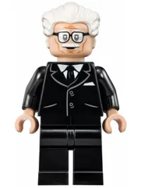 LEGO Alfred Pennyworth - White Hair minifigure