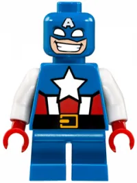 LEGO Captain America - Short Legs minifigure