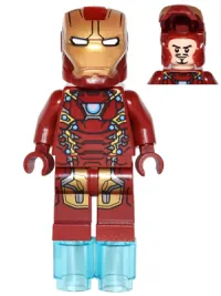 LEGO Iron Man Mark 46 Armor - Partial Circle on Chest minifigure