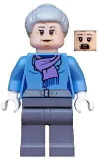 LEGO Aunt May - Medium Lavender Scarf minifigure