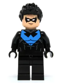 LEGO Nightwing - White Eye Holes and Blue Chest Symbol minifigure