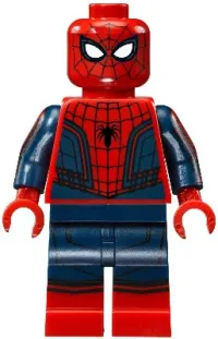 LEGO Spider-Man - Black Web Pattern, Red Torso Large Vest, Red Boots minifigure