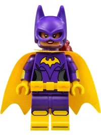 LEGO Batgirl, Yellow Cape, Dual Sided Head with Smile/Annoyed Pattern minifigure