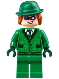 LEGO The Riddler - Suit and Tie, Hat with Hair minifigure