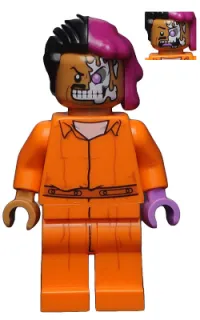 LEGO Two-Face - Prison Jumpsuit minifigure
