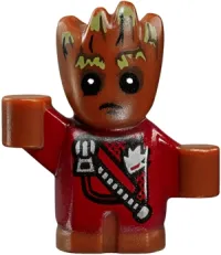LEGO Groot - Baby, Red Outfit with Zipper minifigure