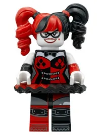 LEGO Harley Quinn - Black and Red Tutu minifigure