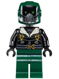 LEGO Vulture - Dark Green Flight Suit, Black Bomber Jacket minifigure