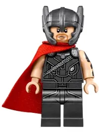 LEGO Thor - Red Cape, Helmet minifigure