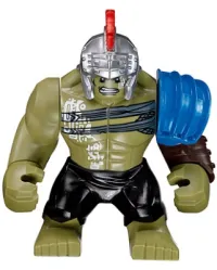 LEGO Hulk with Silver Helmet and Black Pants minifigure