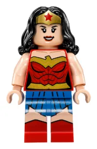 LEGO Wonder Woman, Gold Belt, Blue Skirt minifigure