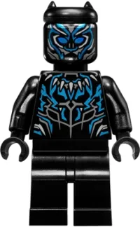 LEGO Black Panther - Claw Necklace, Metallic Light Blue Highlights minifigure