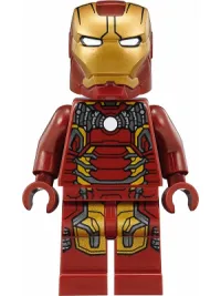 LEGO Iron Man Mark 43 Armor (Trans-Clear Head) minifigure