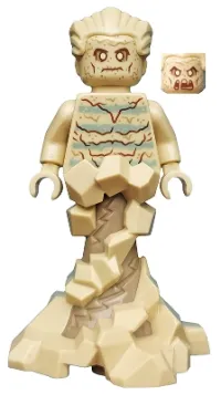 LEGO Sandman, Tan Sand Form with Swirling Base minifigure