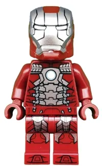 LEGO Iron Man Mark 5 Armor (Trans-Clear Head) minifigure