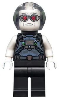 LEGO Mr. Freeze, Pearl Dark Gray, Neck Bracket minifigure