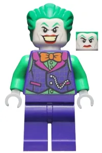 LEGO The Joker - Orange Bow Tie, Green Arms minifigure
