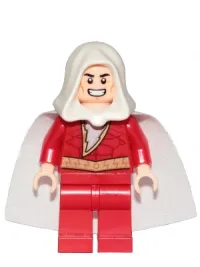 LEGO Shazam - White Hood, Shiny Starched Cape minifigure