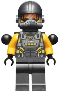 LEGO AIM Agent - Backpack and Pins with Tow Ball minifigure