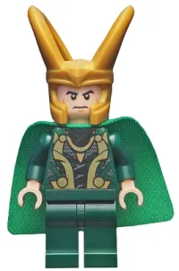 LEGO Loki - Spongy Cape (Juniors), Dark Green Legs minifigure