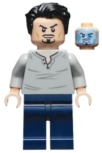 LEGO Tony Stark - Open Neck Shirt minifigure