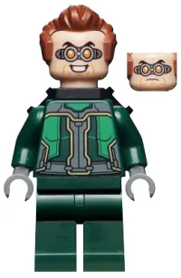 LEGO Dr. Octopus (Otto Octavius) / Doc Ock - Dark Green Suit and Neck Bracket minifigure