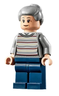 LEGO Aunt May - Light Bluish Gray Sweater minifigure