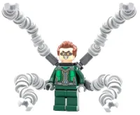 LEGO Dr. Octopus (Otto Octavius) / Doc Ock - Dark Green Suit with Appendages minifigure