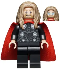 LEGO Thor - Long Dark Tan Hair minifigure