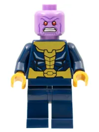 LEGO Thanos - Dark Blue Legs Plain, Dark Blue Arms, No Helmet minifigure