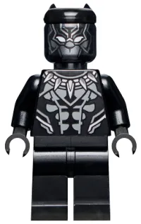 LEGO Black Panther - Claw Necklace, Pearl Dark Gray Highlights minifigure
