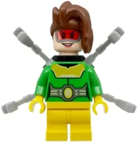 LEGO Doc Ock - Female, Medium Legs, Light Bluish Gray Arms minifigure