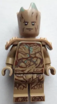LEGO Groot, Teen Groot - Dark Tan with Shoulder Armor minifigure