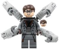 LEGO Dr. Octopus (Otto Octavius) / Doc Ock - Dark Bluish Gray Outfit, Mechanical Arms minifigure