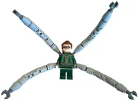 LEGO Dr. Octopus (Otto Octavius) / Doc Ock - Dark Green Suit, Mechanical Arms with Hinges minifigure