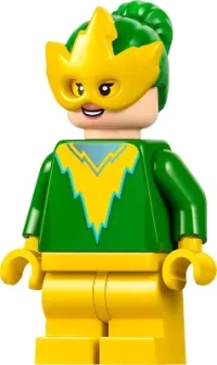 LEGO Electro - Bright Green Torso and Hair, Yellow Mask and Medium Legs set