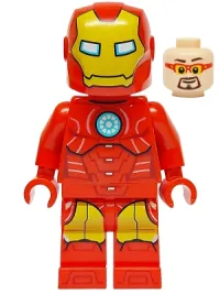 LEGO Iron Man - Yellow Mask and Leg Armor minifigure
