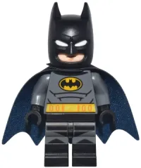 LEGO Batman - Dark Bluish Gray Suit, Dark Blue and Black Cape minifigure