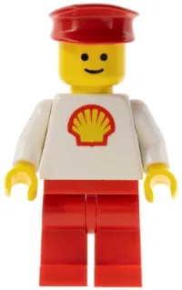 LEGO Shell - Classic - Red Legs, Red Hat minifigure