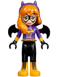 LEGO Batgirl - Black Legs, Bright Light Orange Boots minifigure