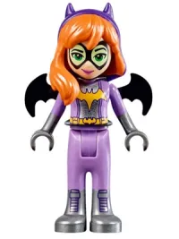 LEGO Batgirl - Medium Lavender Legs, Flat Silver Boots minifigure