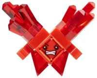 LEGO Kryptomite - Red, Large Crystals minifigure