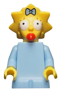 LEGO Maggie Simpson minifigure