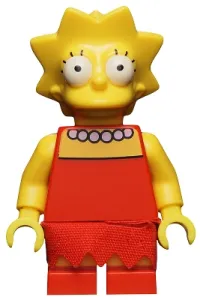 LEGO Lisa Simpson, The Simpsons, Series 1 (Minifigure Only without Stand and Accessories) minifigure