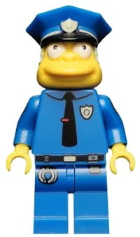 LEGO Chief Wiggum, The Simpsons, Series 1 (Minifigure Only without Stand and Accessories) minifigure