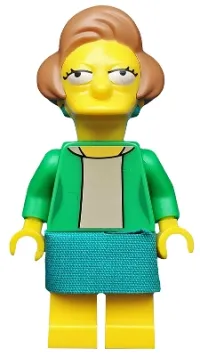 LEGO Edna Krabappel, The Simpsons, Series 2 (Minifigure Only without Stand and Accessories) minifigure