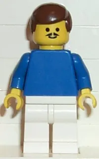 LEGO Soccer Player Blue/White Team Player 1 minifigure