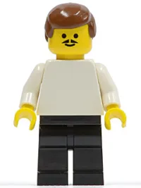 LEGO Soccer Player White/Black Team Player 1 minifigure