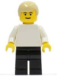 LEGO Soccer Player White/Black Team Player 2 minifigure