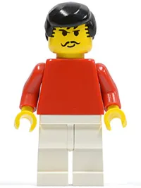 LEGO Soccer Player Red/White Team Player 3 minifigure